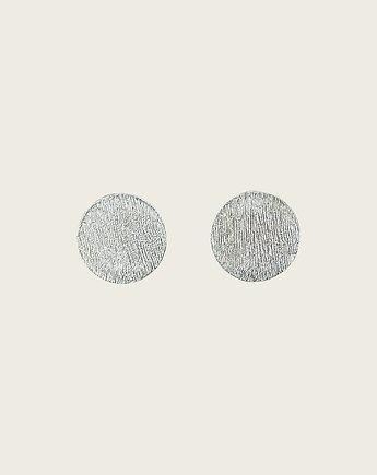 Kolczyki koła pełne srebrne- Simple, KOS jewellery