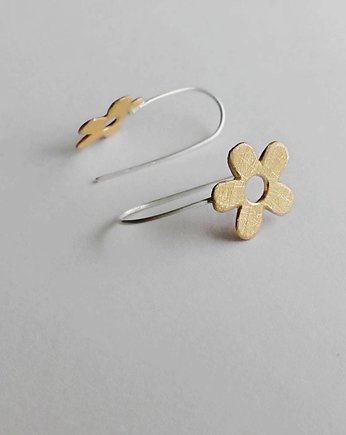 Kolczyki srebrne KWIAT, Katarzyna Kaminska ART