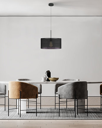 Regulowana lampa wisząca do jadalni z designerskim kloszem 40 cm SINTRA AŻUR, LYSNE