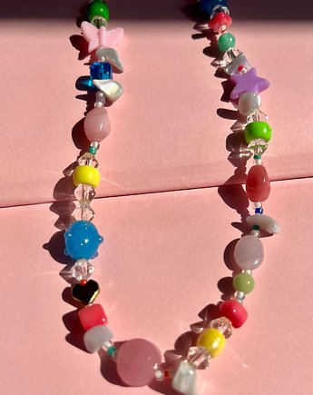 Choker z koralikami i perłami i muszlą, Luna by Sisters