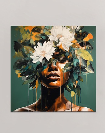 Obraz na płótnie - portret kobiety 5, AnnSayuri ART