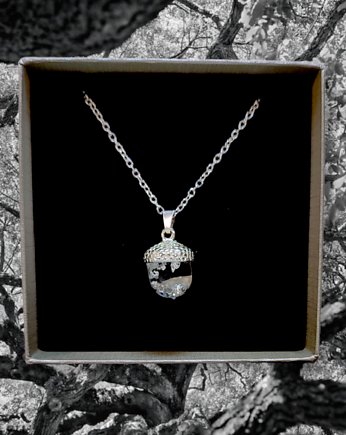 Srebrny naszyjnik żołądź, Lovely Jewellery