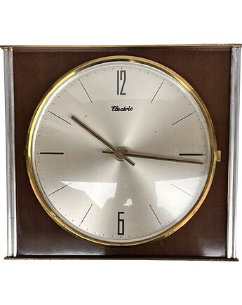 Elektryczny zegar ścienny Blessing, Niemcy, lata 60., Good Old Things