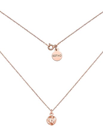 Naszyjnik z różowego złota z ozdobną zawieszką, SOTHO
