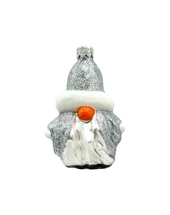 Bombka choinkowa: Gnom z srebrną czapą, Syn Bombkarza