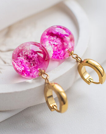 Kolczyki z gipsówką