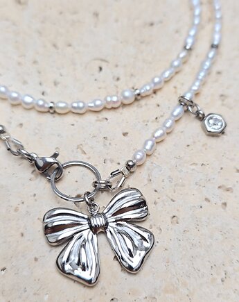 Naszyjnik Perełki z Kokardką, ILEA