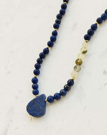 Lapis lazuli i Cytryn Naszyjnik, galeria nuit