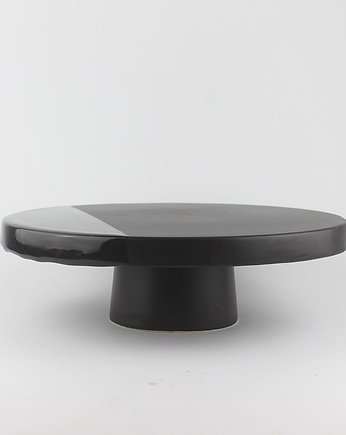Czarna patera na ciasto / tort, m2k studio