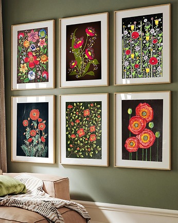 Plakat Zestaw 6 prac 50x70cm, Malgorzata Domanska