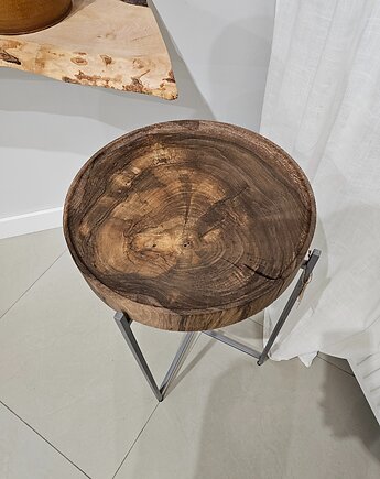 Stolik kawowy z drewna orzecha włoskiego., Be.maniera_wood