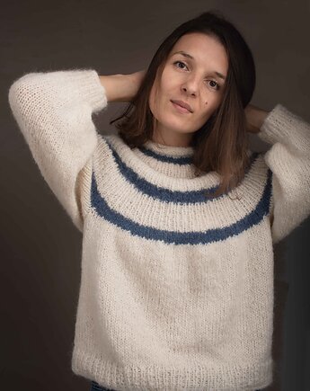Sweter MARINA alpaka i wełna, Knit Couture