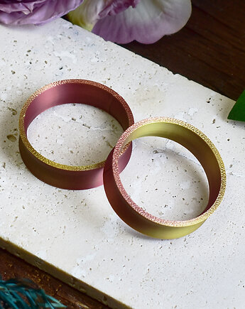 Tunele do uszu 10-100mm / złoto-miedziane / plugi, tunele siodłowe, Spirit Of Copper