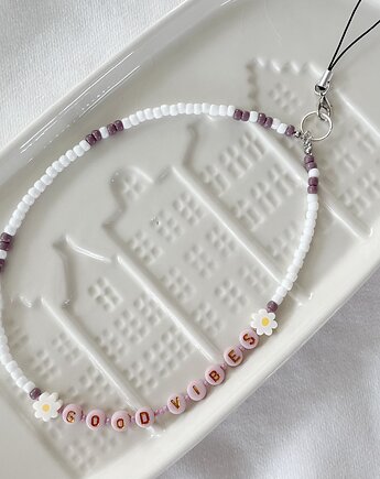 Charms do telefonu  GOOD VIBES white, NOMAD