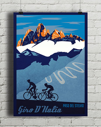 Giro d'Italia - vintage plakat rowerowy, minimalmill