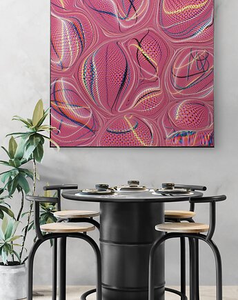 Liquid Symmetry #6, autorski graficzny obraz, AAS Art Studio