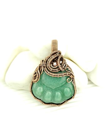 Wisiorek z awenturynem, Blue Pearl Art