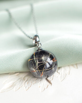 Wisiorek z rzęsek dmuchawca, nature gift