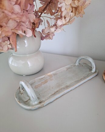 Ceramiczna podstawka z uchwytami, Wooden Love