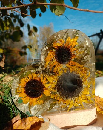 Konserwacja bukietu ślubnego - serduszko, Majuto Resin Art