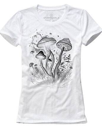T-shirt damski UNDERWORLD Mushrooms, UNDERWORLD