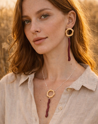 Komplet biżuterii SAMARA naszyjnik i kolczyki, MARACHIC