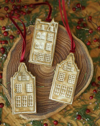 Zestaw kamieniczek na choinkę, Velvet Craft