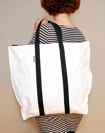 Duża biała torba z Tyveku® wodoodporna , OneOnes Creative Studio