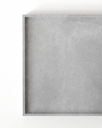 Taca betonowa kwadratowa szara 25x25 cm, jenoforma