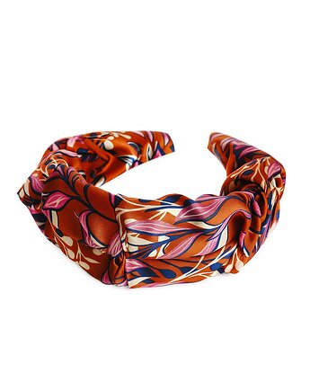 Jedwabna opaska do włosów opaska na włosy złota pora SILK RUFFLE, Capillum