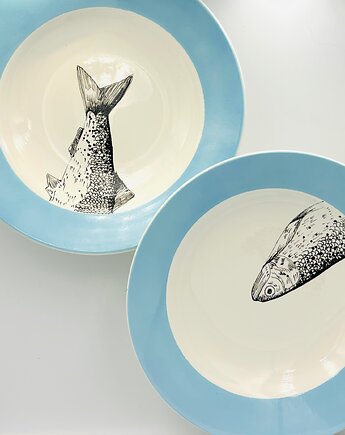 Ryby Puzzle, arent plates