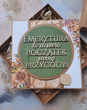 Kartka z okazji przejścia na emeryturę (pudełko), Kartkodzielo