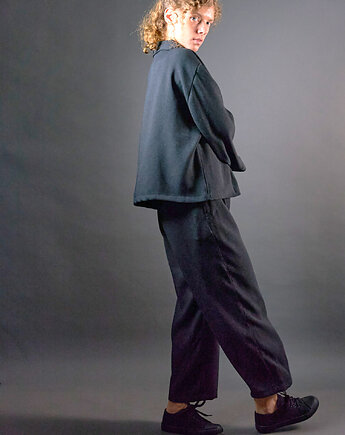 Garnitur do biura czarny melanż, soie star