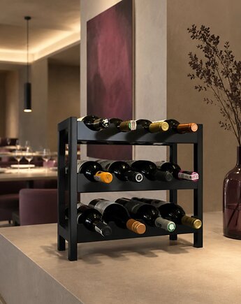 Metalowy stojak na wino Ribera 12, Vavum Furniture
