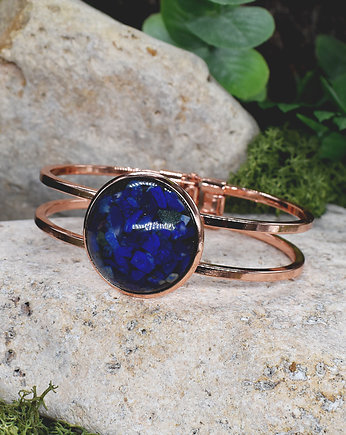 Stalowa bransoletka z lapisem lazuli, Spirit Of Copper