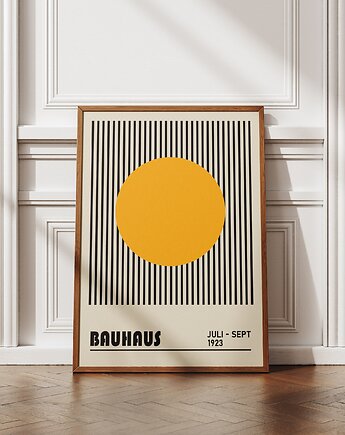 Minimalistyczny plakat - Bauhaus #20 - Do salonu, sypialni, biura, DAPIDOKA