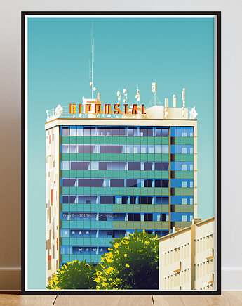 Plakat Biprostal - Krakowski modernizm, OKO MI SKOKO