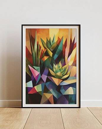 Plakat - Sukulenty w ogrodzie, Harry Monkey