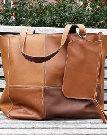 Ruda torba hobo na szerokim pasku, Łagoda