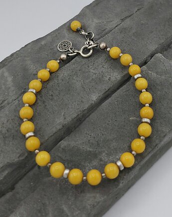 Yellow - bransoletka, RayOfArt