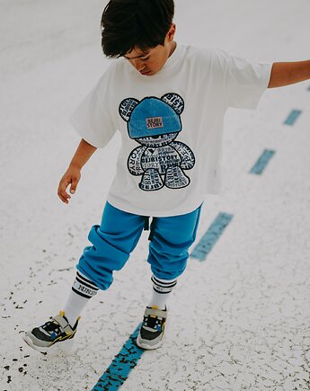 T-shirt oversize Blue Teddy, BejbiStory