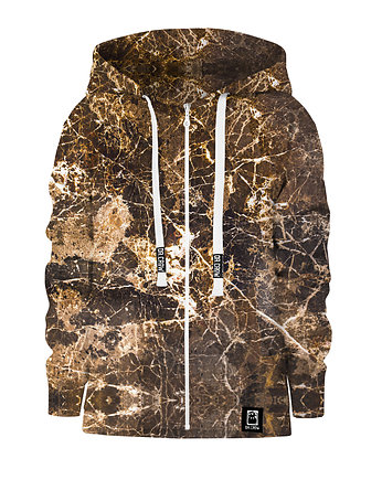 Bluza Zamek Dziewczynka DR.CROW Marble Brown, DrCrow
