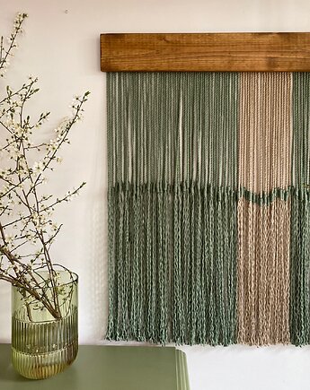 Makrama Modern szałwia, Naturalnie Ładne