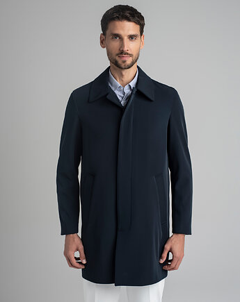 Płaszcz męski credaro granatowy, BORGIO