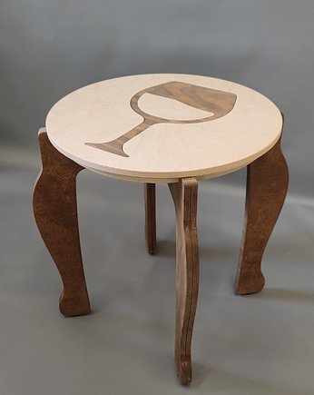 Taboret śmieszny, stołek dla dzieci, stołek dla dorosłych - kieliszek, AdarusDesign