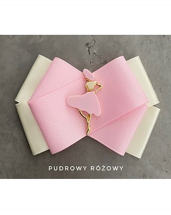 Brosza Glamour  z  Pudrową Damą NEW, Pudrowy Różowy