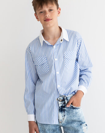 Blue striped shirt breeze, vavu