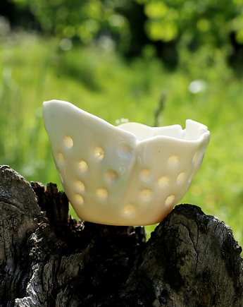 Porcelanowa miseczka/lampion - Snow, Beasolart