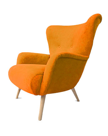 Fotel uszak Scandi , Retro . lata 60, Juicy Colors