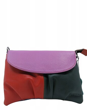 Kopertówka skórzana unikatowa torebka damska handmade upcycling OLIVKA, Olivka Warsaw